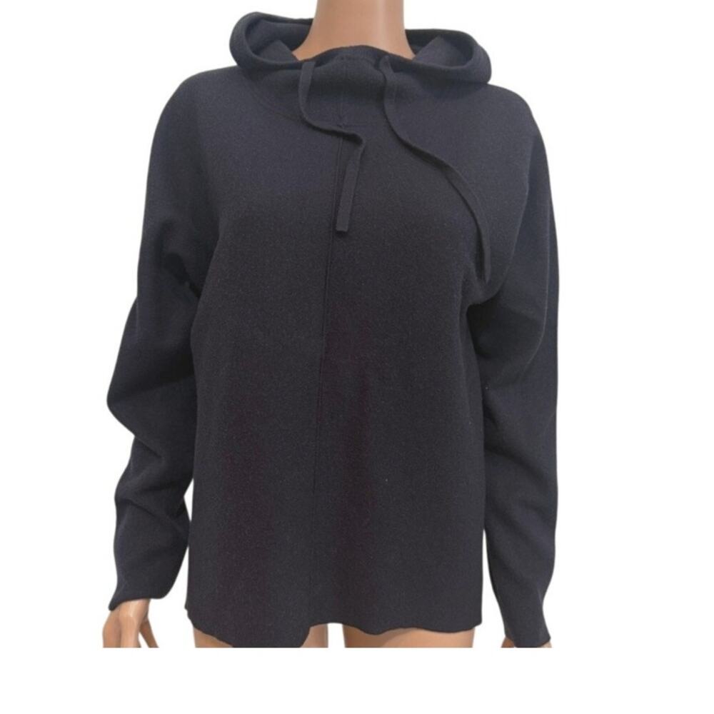 Quince medium eco knit Milano stitch pullover hooded sweater SP2 3501